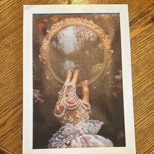 Elegant Pearl-Embellished Glove Art Print